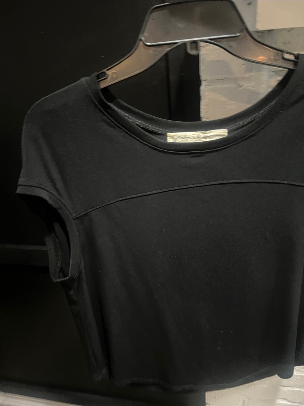 Graham & Spencer | Black Short Sleeve Top | Size Small Petite - Picture 14 of 16